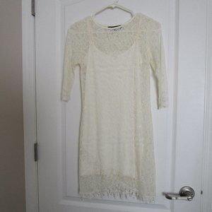 lace slip dress